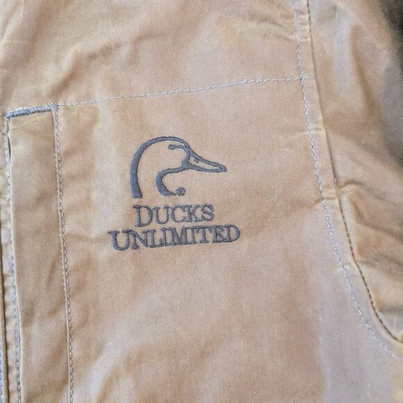 NWT Filson Ducks Unlimited Cover Cloth Mile Marker Coat Men's XS Dark Rugged Tan - Picture 5 of 6